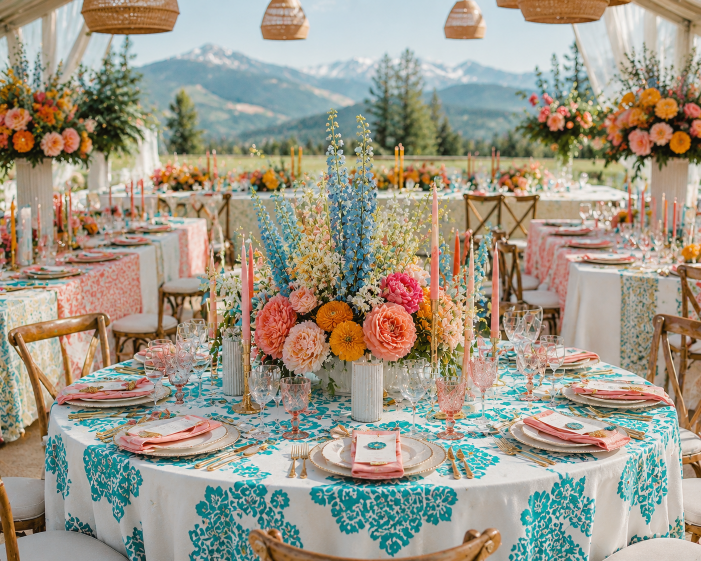 How to Mix Bold Patterns for an Elevated Western Event
