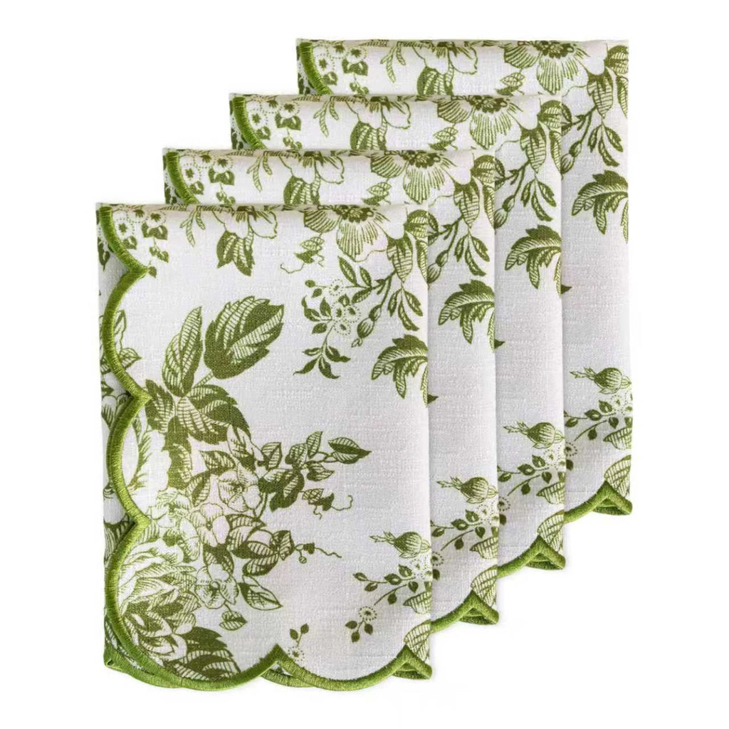 Toile Scallop Napkin
