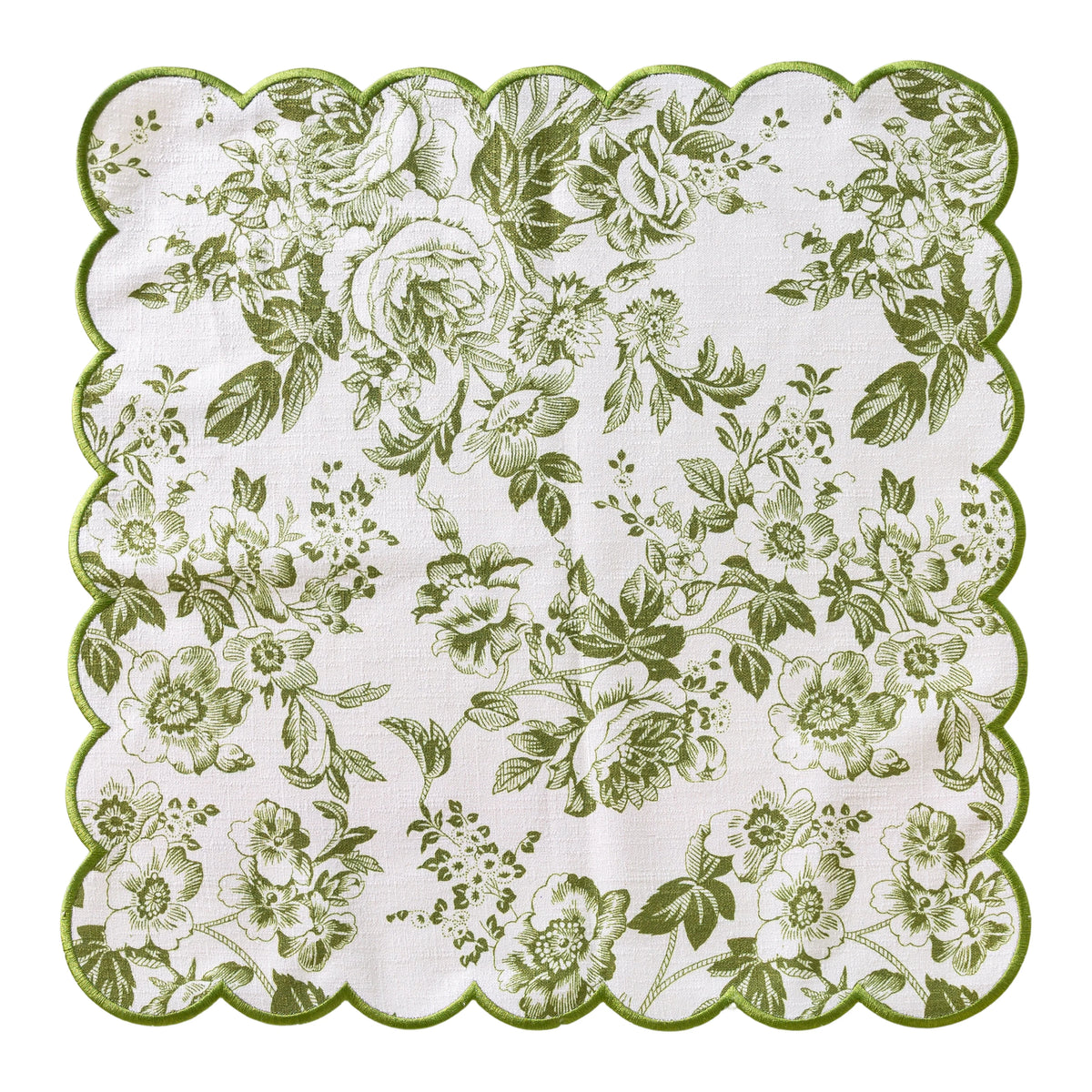 Toile Scallop Napkin