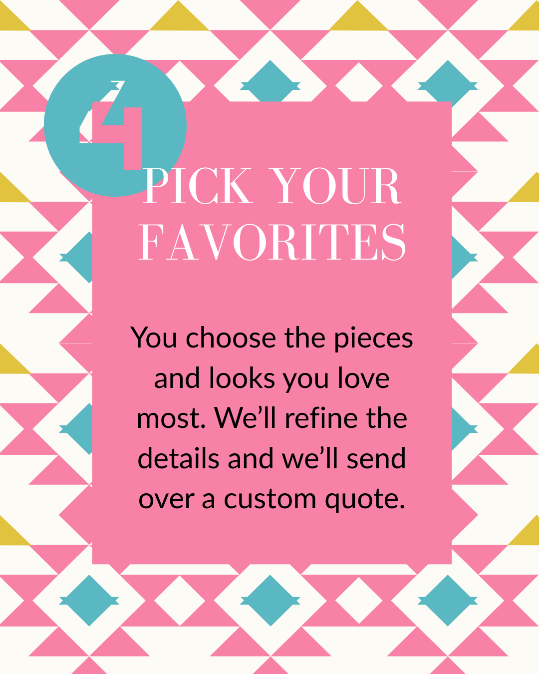 YOU PICK YOUR FAVORITE EVENT RENTALS