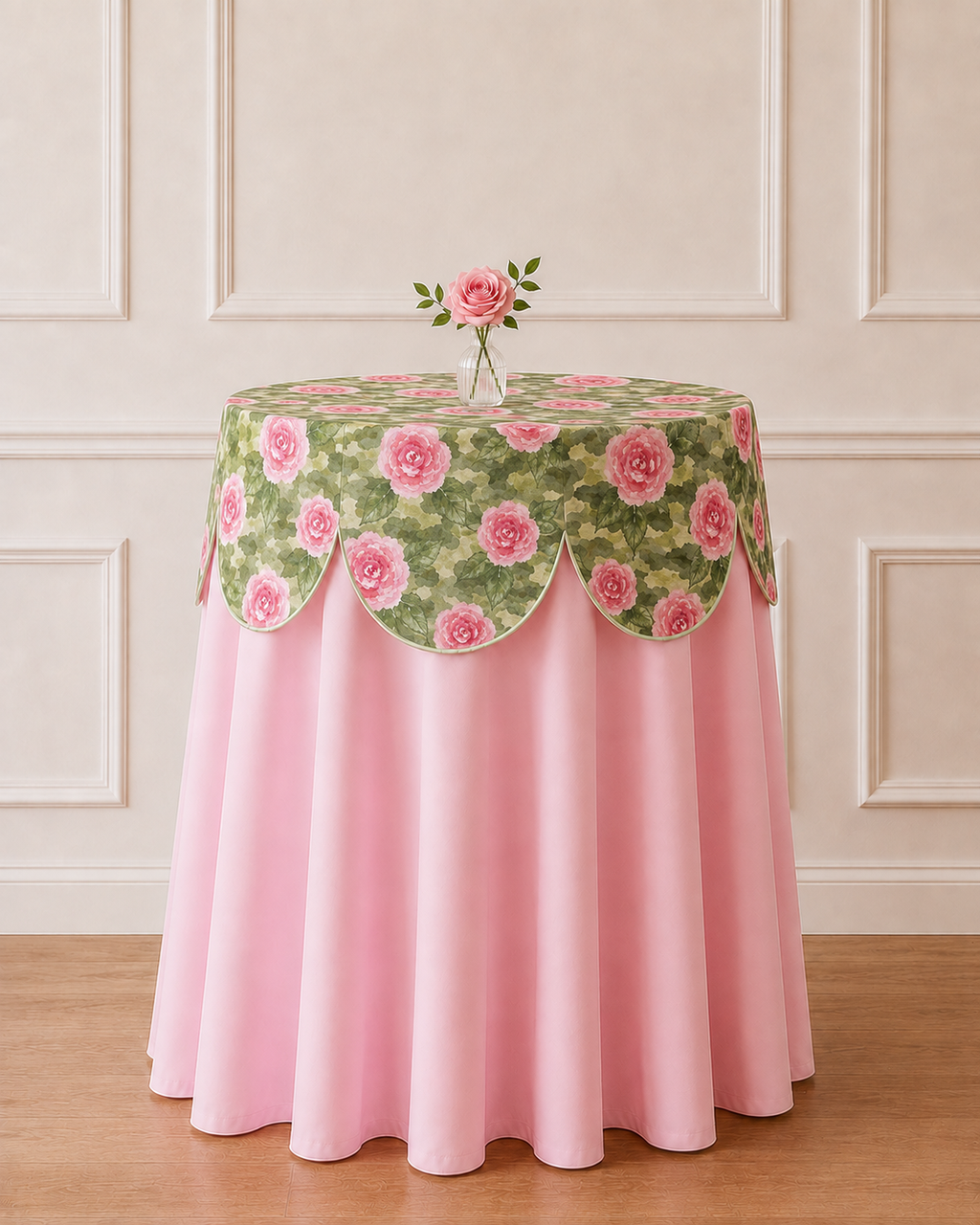Simple Pink Linen